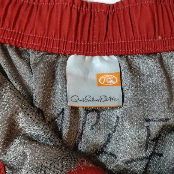 Quick silver Red Swim Shorts Size 32 - Picture 5 of 8